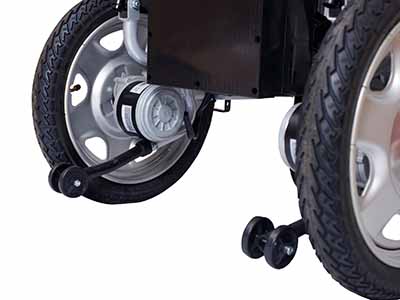 Drive wheel of a power wheelchair